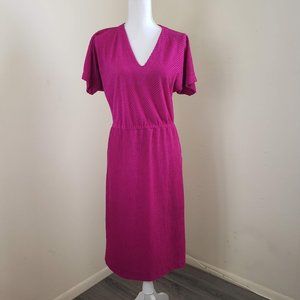 Vanity Fair Vintage A-line Dress Purple Sz. Petite